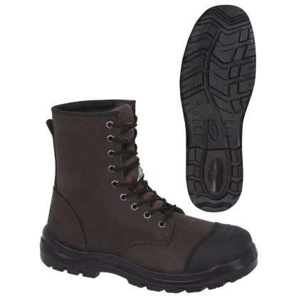 Pioneer Brown Leather 8" Work Boot