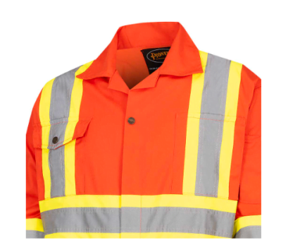Pioneer Orange Polyester/Cotton Coverall - Image 2