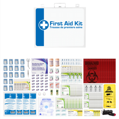 CSA Type 3, Large Intermediate Unitized First Aid Kit - Metal