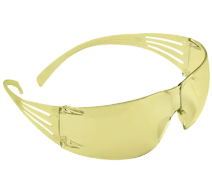 Securefit™ 200 Series Safety Glasses, Amber Lens, Anti-Fog Coating, ANSI Z87+/CSA Z94.3